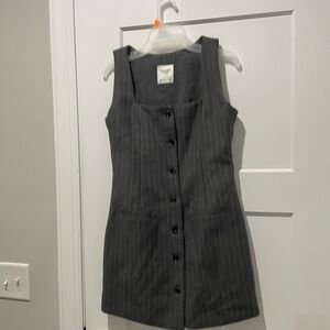 Abercrombie & Fitch Charcoal Pinstripe dress